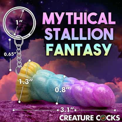 CREATURE COCKS MYSTIQUE UNICORN SILICONE KEYCHAIN
