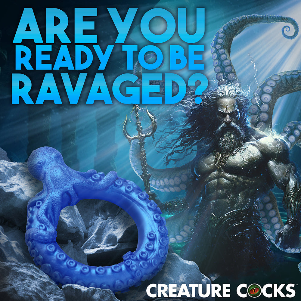 CREATURE COCKS POSEIDON''S OCTO-RING SILICONE COCK RING
