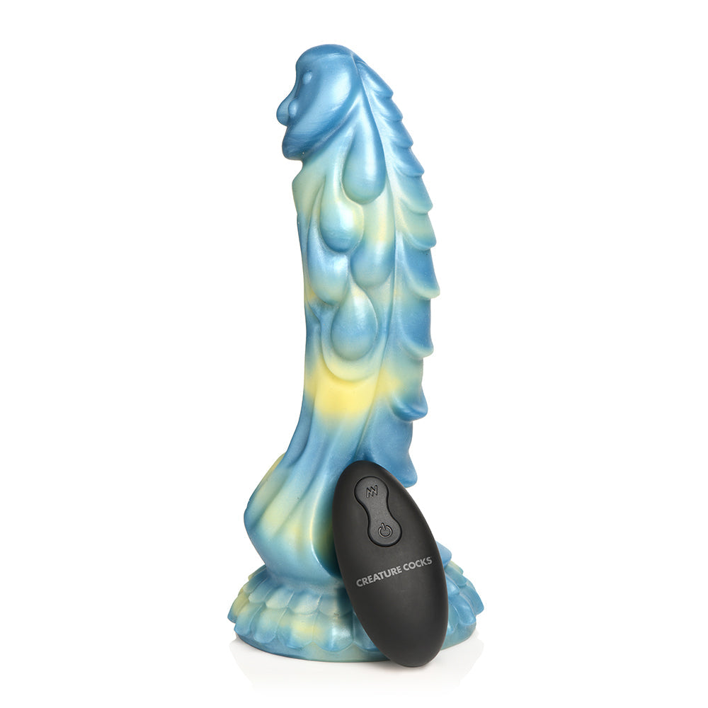 CREATURE COCKS SEA STALLION VIBRATING SILICONE DILDO WITH REMOTE