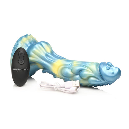 CREATURE COCKS SEA STALLION VIBRATING SILICONE DILDO WITH REMOTE