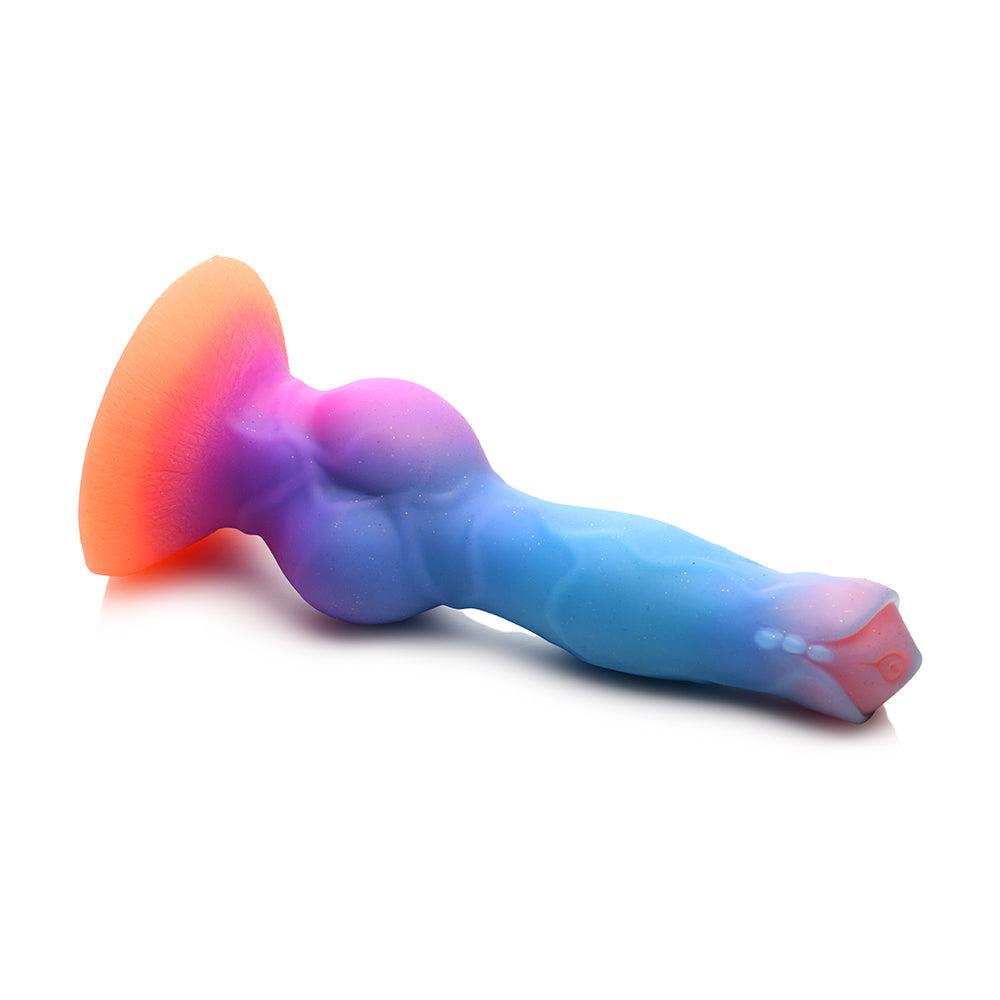 CREATURE COCKS SPACE COCK GLOW-IN-THE-DARK SILICONE ALIEN DILDO
