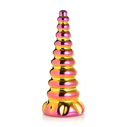 CREATURE COCKS TWILIGHT RAINBOW GLASS DILDO