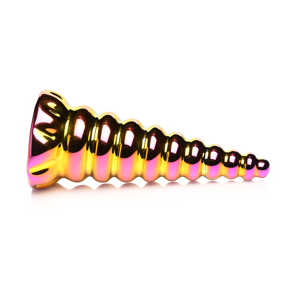 CREATURE COCKS TWILIGHT RAINBOW GLASS DILDO