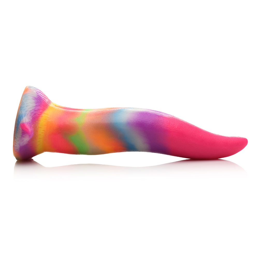 CREATURE COCKS UNICORN TONGUE GLOW-IN-THE-DARK SILICONE DILDO