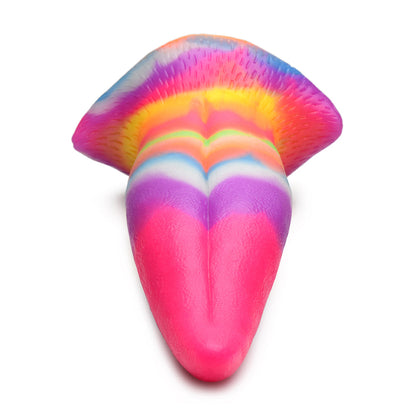 CREATURE COCKS UNICORN TONGUE GLOW-IN-THE-DARK SILICONE DILDO