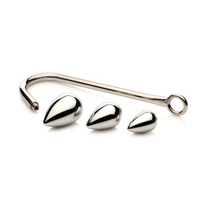 XR BRANDS - MASTER SERIES ANAL HOOK TRAINER ANAL HOOK WITH 3 PLUGS