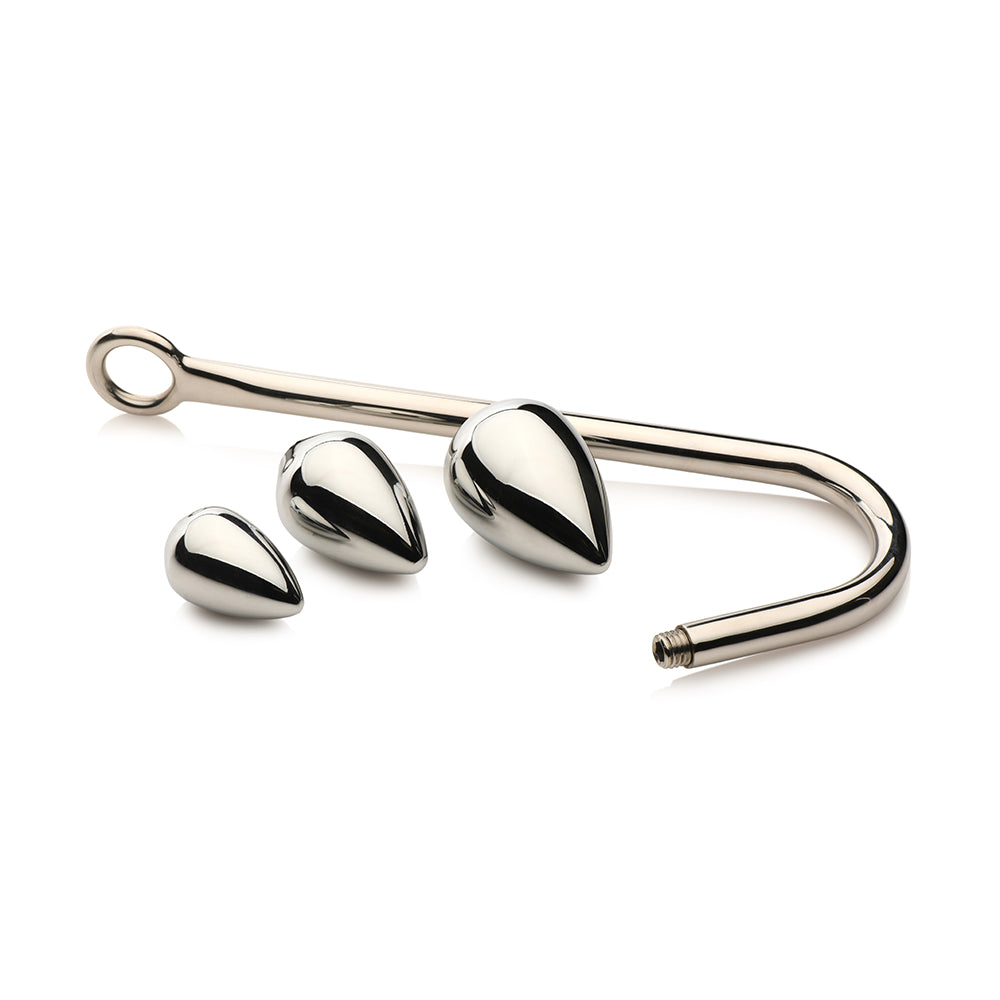XR BRANDS - MASTER SERIES ANAL HOOK TRAINER ANAL HOOK WITH 3 PLUGS