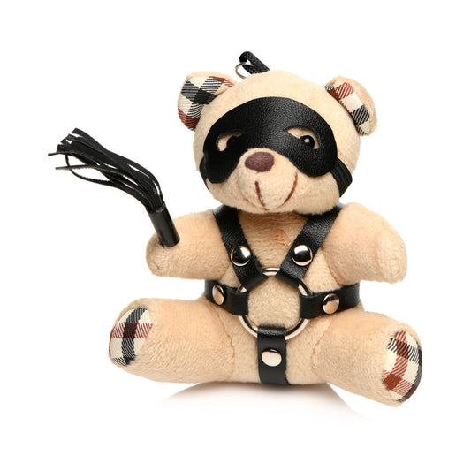 MASTER SERIES BDSM TEDDY BEAR KEYCHAIN