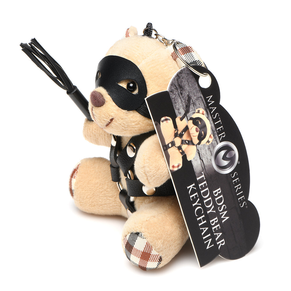 MASTER SERIES BDSM TEDDY BEAR KEYCHAIN