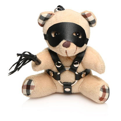 MASTER SERIES BDSM TEDDY BEAR KEYCHAIN