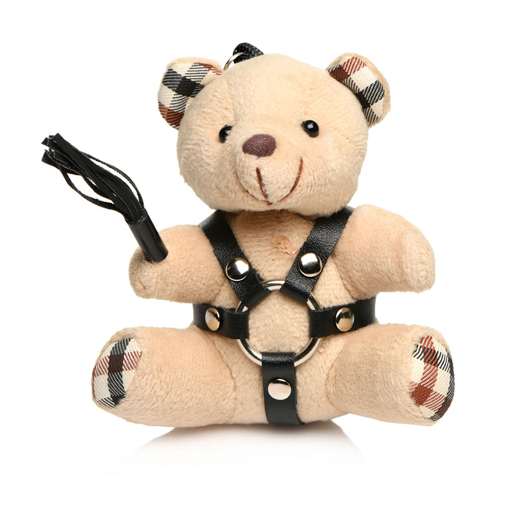 MASTER SERIES BDSM TEDDY BEAR KEYCHAIN