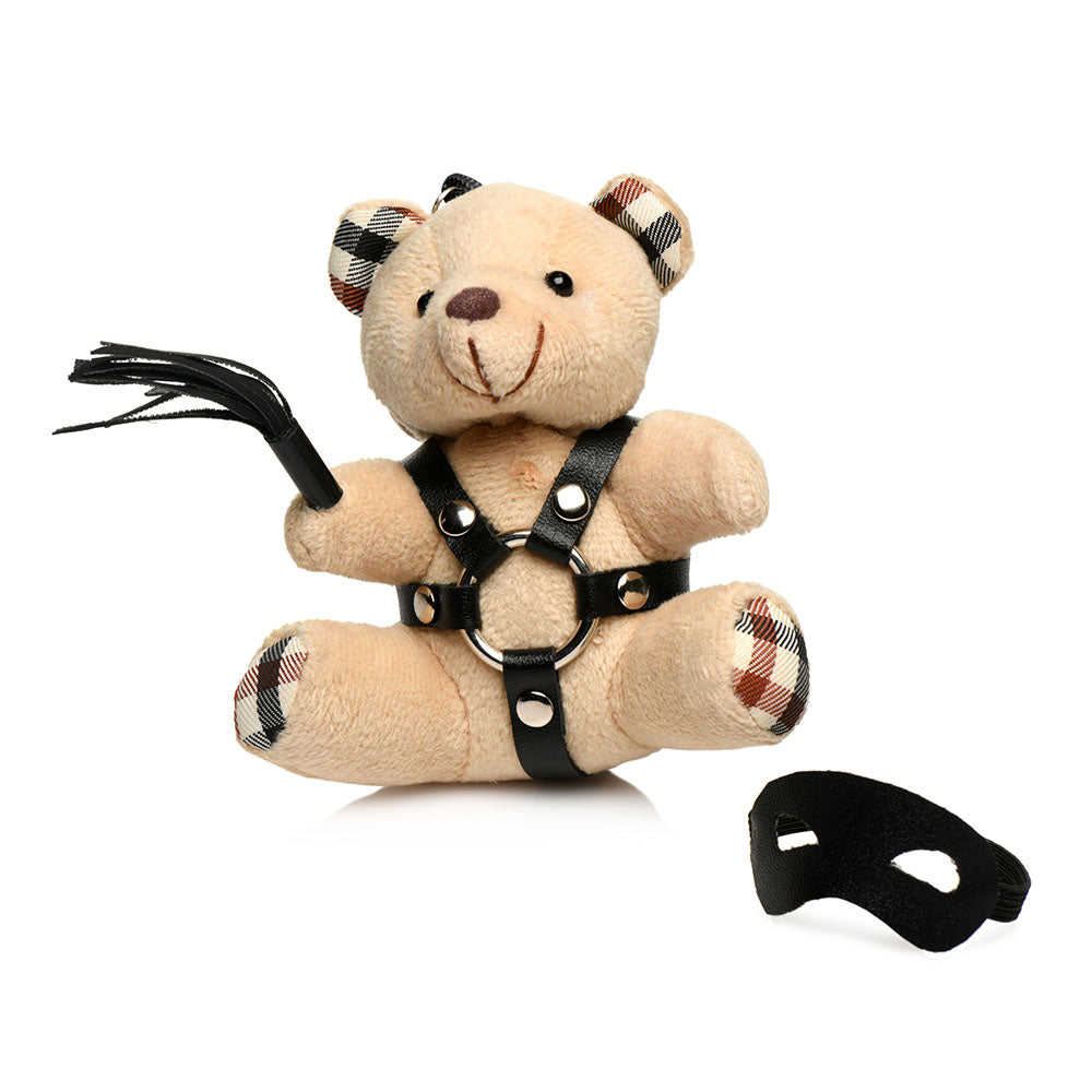 MASTER SERIES BDSM TEDDY BEAR KEYCHAIN