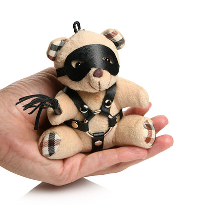 MASTER SERIES BDSM TEDDY BEAR KEYCHAIN
