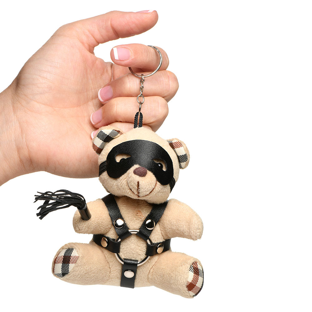 MASTER SERIES BDSM TEDDY BEAR KEYCHAIN