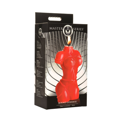 MASTER SERIES BOUND GODDESS DRIP CANDLE RED