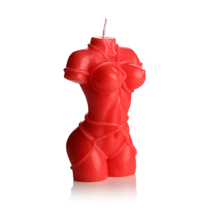 MASTER SERIES BOUND GODDESS DRIP CANDLE RED