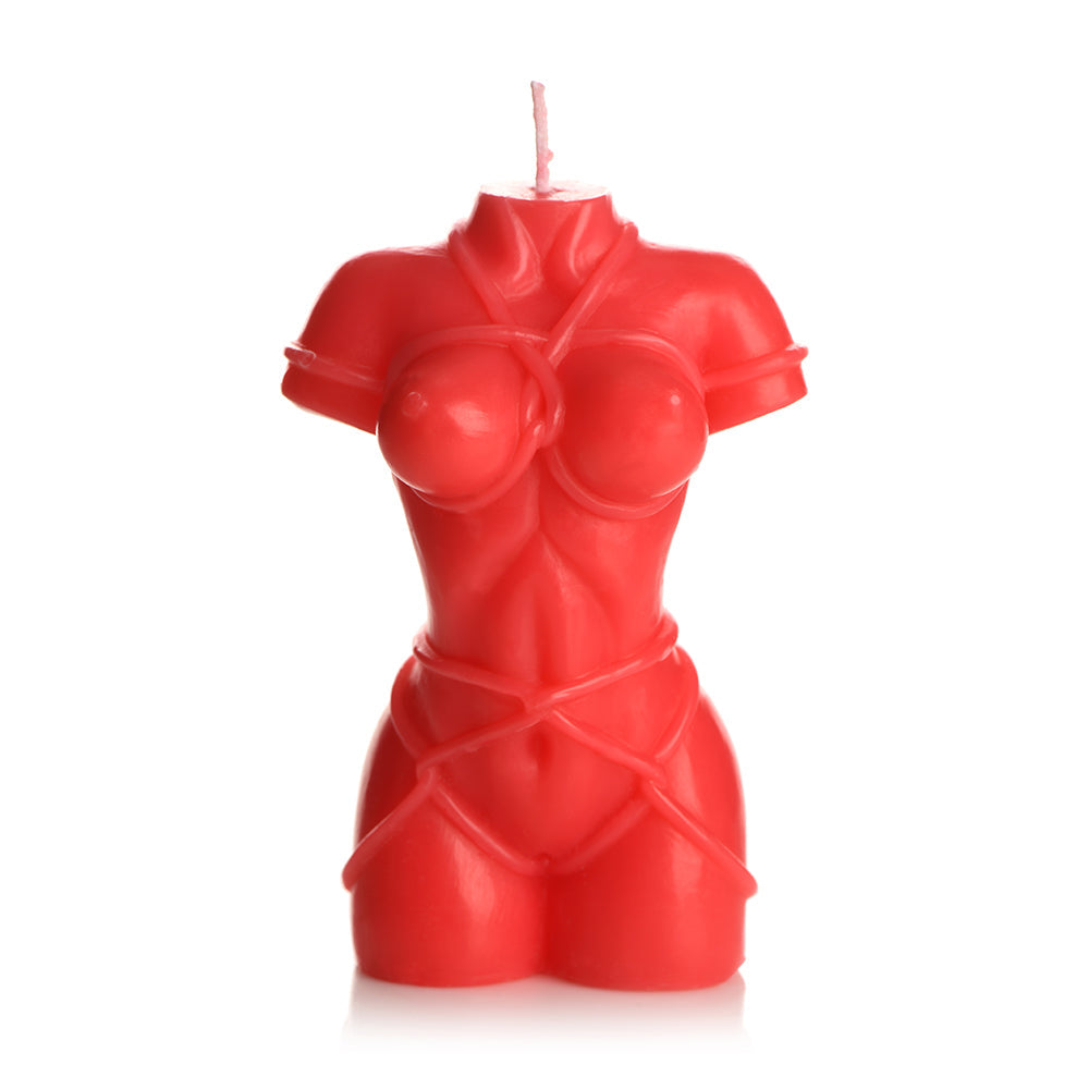 MASTER SERIES BOUND GODDESS DRIP CANDLE RED