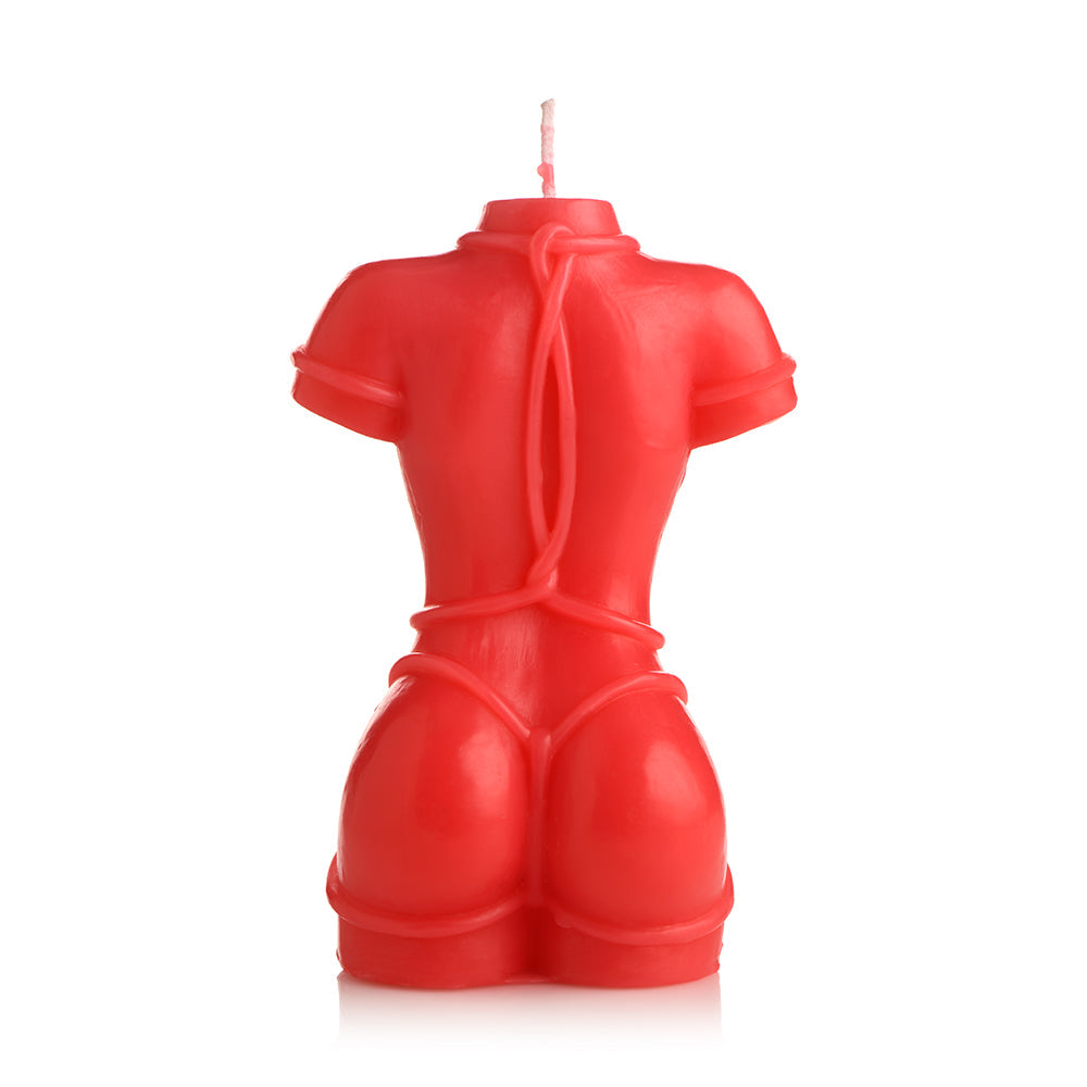 MASTER SERIES BOUND GODDESS DRIP CANDLE RED
