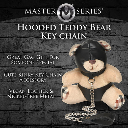 MASTER SERIES HOODED TEDDY BEAR KEYCHAIN