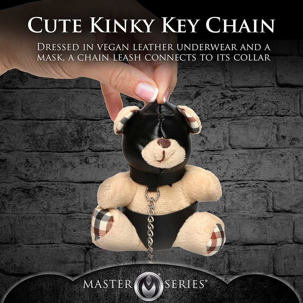 MASTER SERIES HOODED TEDDY BEAR KEYCHAIN