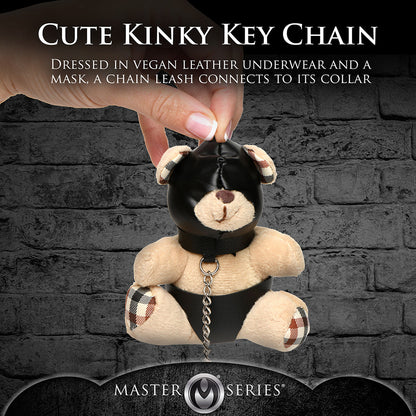 MASTER SERIES HOODED TEDDY BEAR KEYCHAIN