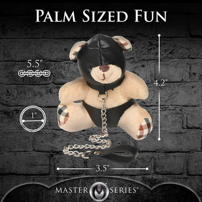 XR BRANDS - LLAVERO DE OSO DE PELUCHE CON CAPUCHA MASTER SERIES