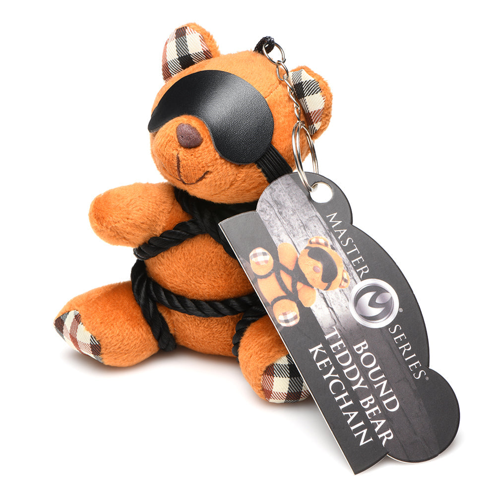 MASTER SERIES ROPE TEDDY BEAR KEYCHAIN