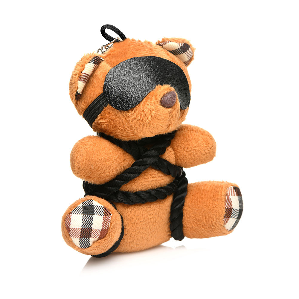 MASTER SERIES ROPE TEDDY BEAR KEYCHAIN