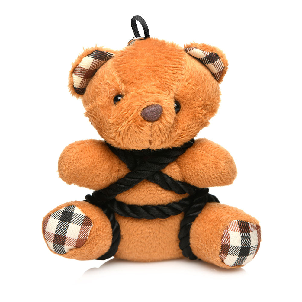 MASTER SERIES ROPE TEDDY BEAR KEYCHAIN