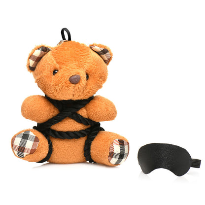 MASTER SERIES ROPE TEDDY BEAR KEYCHAIN
