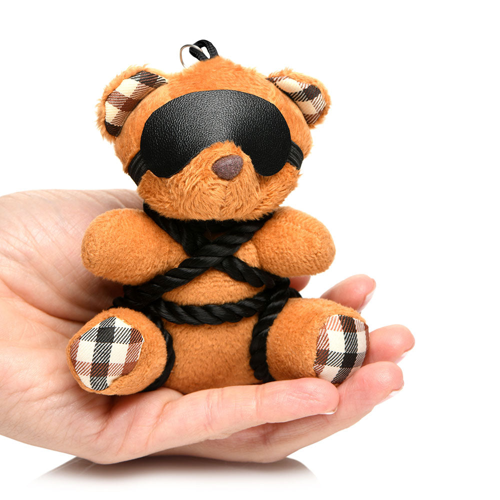 MASTER SERIES ROPE TEDDY BEAR KEYCHAIN