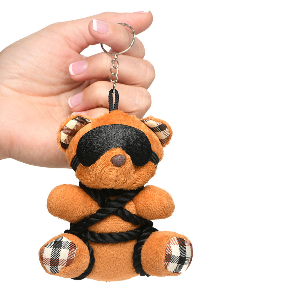 MASTER SERIES ROPE TEDDY BEAR KEYCHAIN