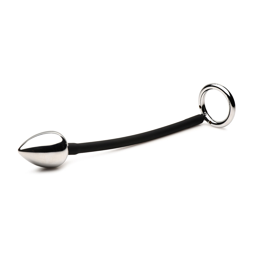 MASTER SERIES TUG + PLUG COCK & BALL RING WITH ANAL PLUG