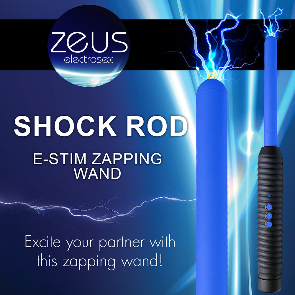 ZEUS ELECTROSEX SHOCK ROD E-STIM ZAPPING WAND