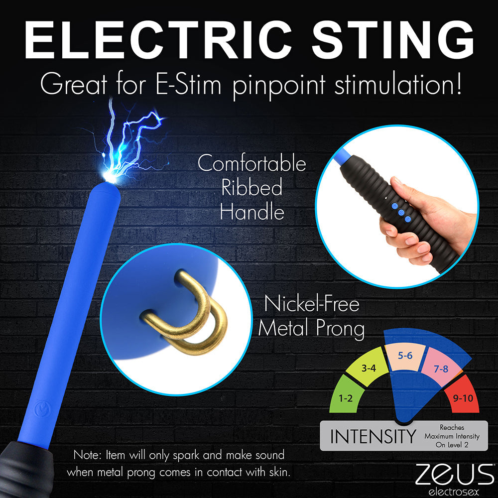 ZEUS ELECTROSEX SHOCK ROD E-STIM ZAPPING WAND