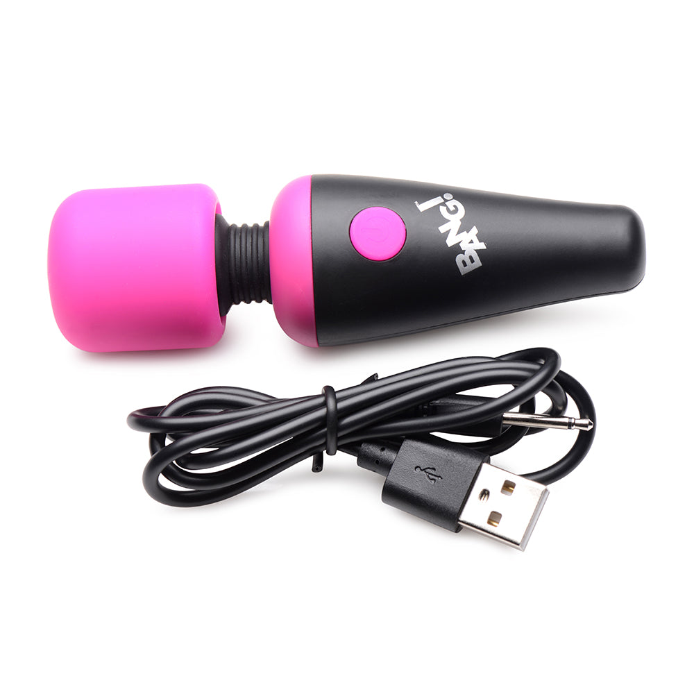 BANG! 10X VIBRATING MINI SILICONE WAND PINK