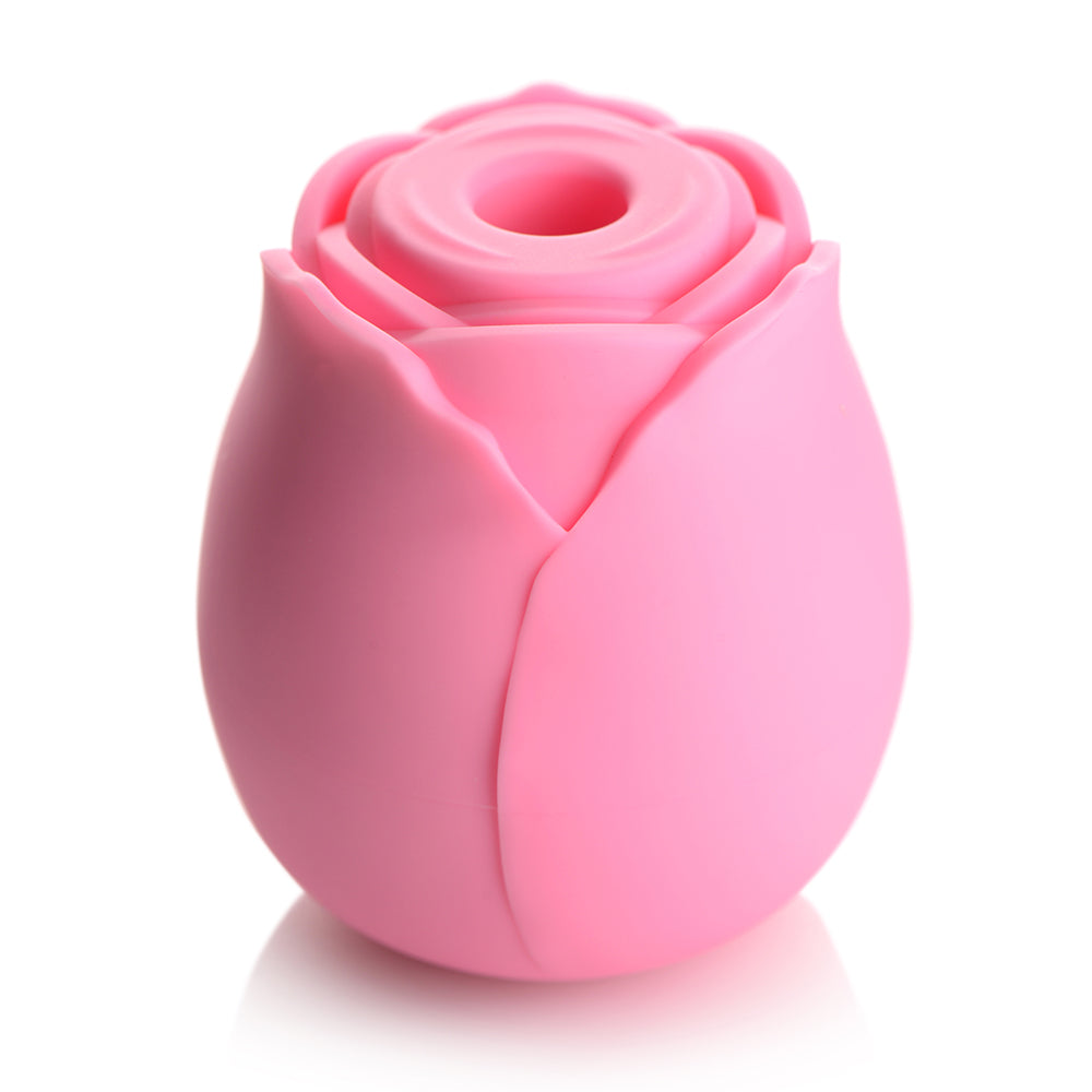 BLOOMGASM 10X WILD ROSE SILICONE SUCTION CLIT STIMULATOR PINK