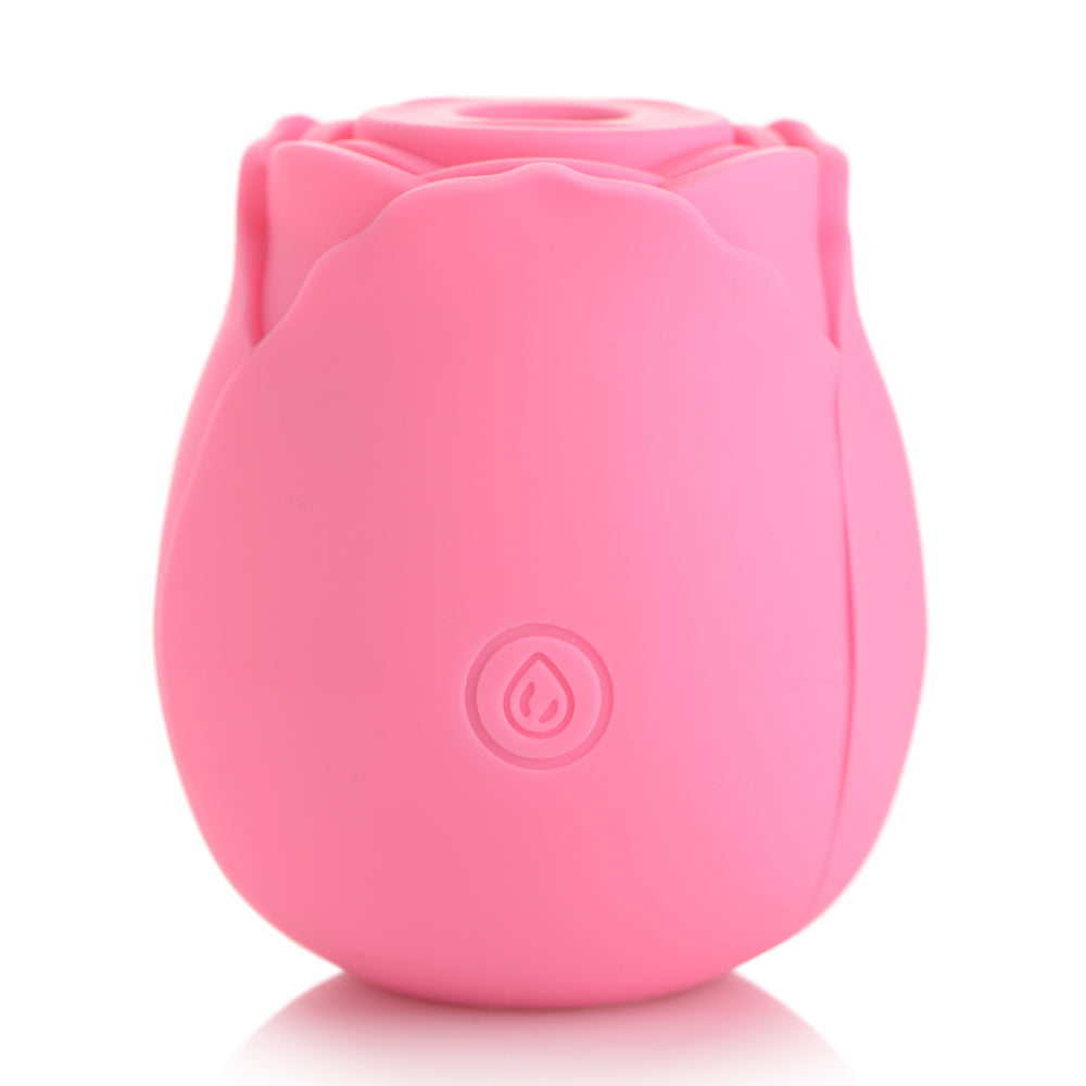 BLOOMGASM 10X WILD ROSE SILICONE SUCTION CLIT STIMULATOR PINK