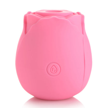 BLOOMGASM 10X WILD ROSE SILICONE SUCTION CLIT STIMULATOR PINK