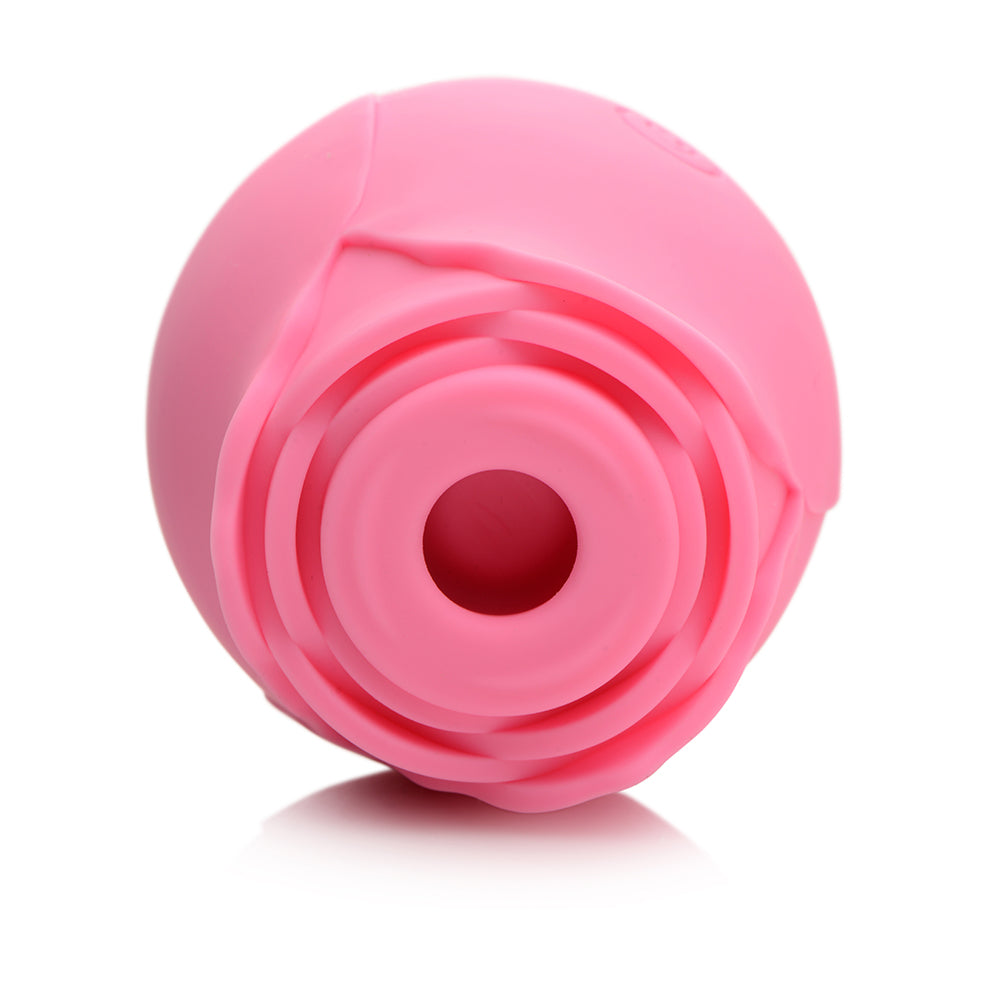 BLOOMGASM 10X WILD ROSE SILICONE SUCTION CLIT STIMULATOR PINK