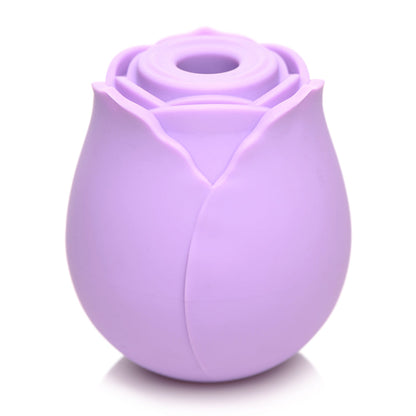 BLOOMGASM 10X WILD ROSE SILICONE SUCTION CLIT STIMULATOR PURPLE