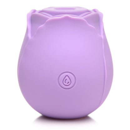 BLOOMGASM 10X WILD ROSE SILICONE SUCTION CLIT STIMULATOR PURPLE