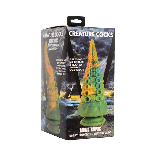 XR BRANDS - DILDO EN SILICONE MONSTRE À TENTACULES CREATURE COCKS MONSTROPUS