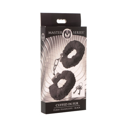 XR BRANDS - MASTER SERIES CUFFED IN FUR FURRY HANDCUFFS