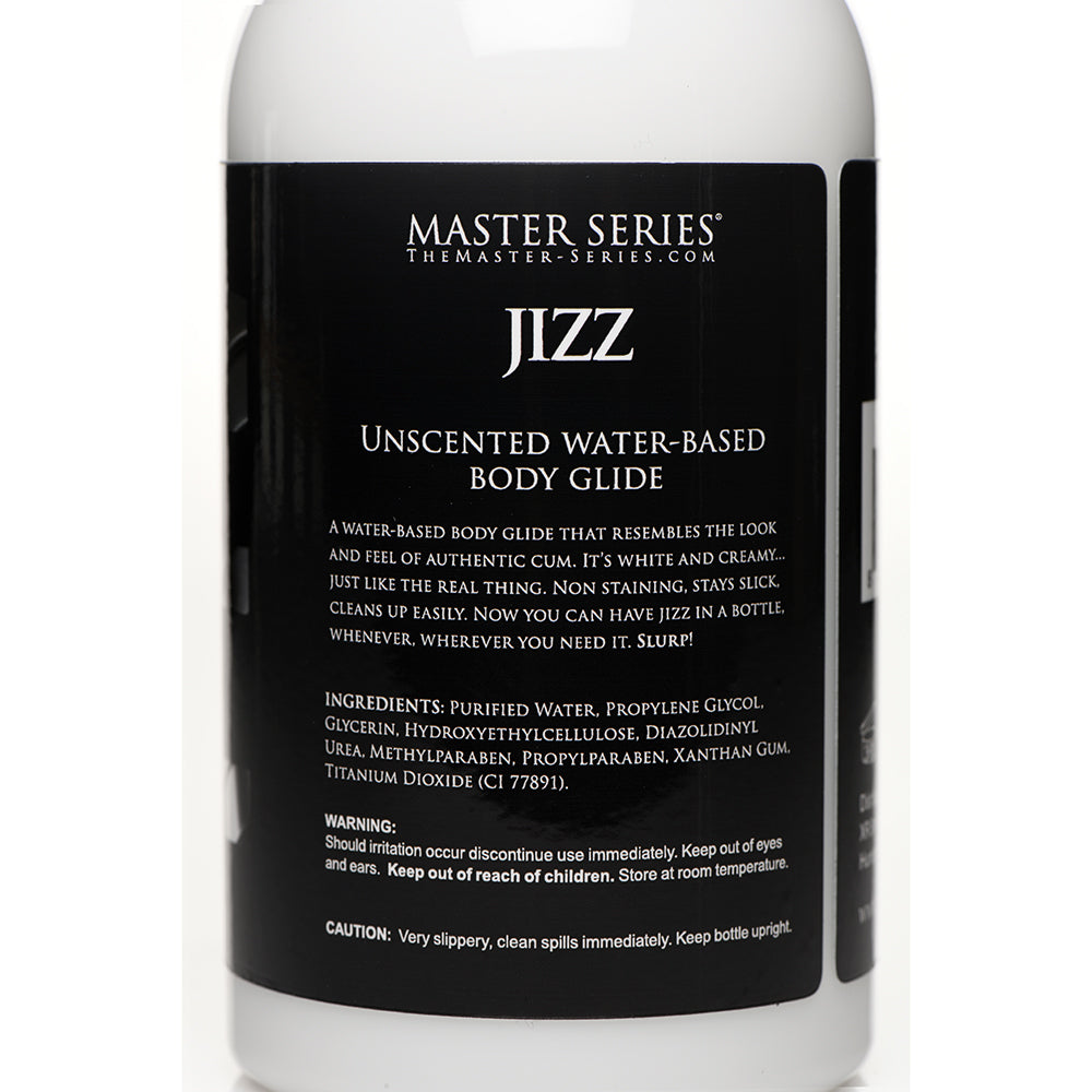 XR BRANDS - MASTER SERIES UNSCENTED WATER-BASED JIZZ LUBRICANT 16 OZ.
