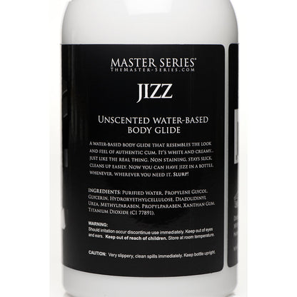 MASTER SERIES UNSCENTED WATER-BASED JIZZ LUBRICANT 16 OZ.