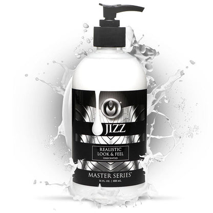 XR BRANDS - MASTER SERIES UNSCENTED WATER-BASED JIZZ LUBRICANT 16 OZ.