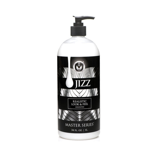 XR BRANDS - MASTER SERIES UNSCENTED WATER-BASED JIZZ LUBRICANT 34 OZ.
