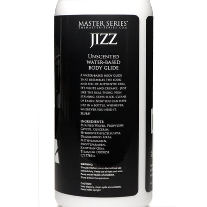 MASTER SERIES UNSCENTED WATER-BASED JIZZ LUBRICANT 34 OZ.