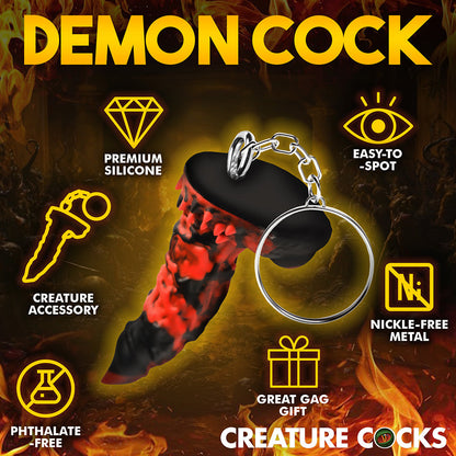 CREATURE COCKS FIRE DEMON KEYCHAIN